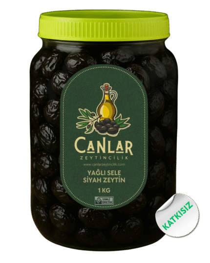 1 Kg Yağlı Sele Siyah Zeytin