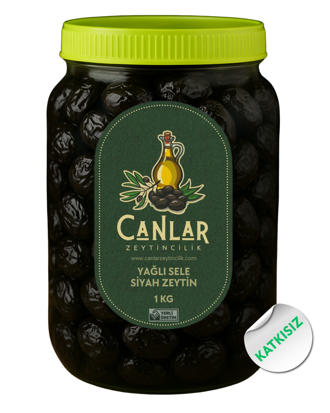 1 Kg Yağlı Sele Siyah Zeytin