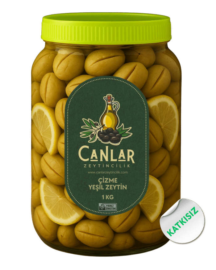 1 Kg Yeşil Çizme Zeytin