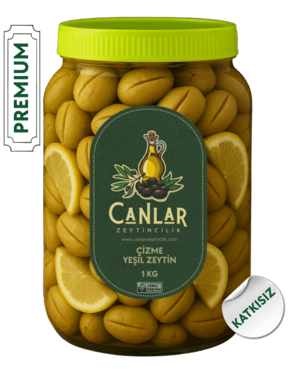 1 Kg Yeşil Çizme Zeytin (Premium)