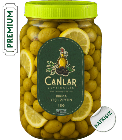 1 Kg Yeşil Kırma Zeytin (Preimum)