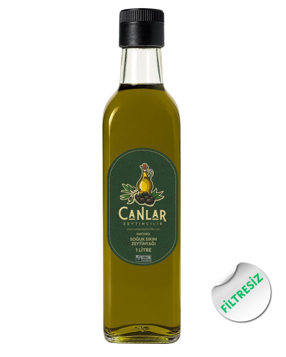 1 Litre Filtresiz Zeytinyağı
