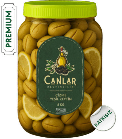 5 Kg Yeşil Çizme Zeytin (Premium)