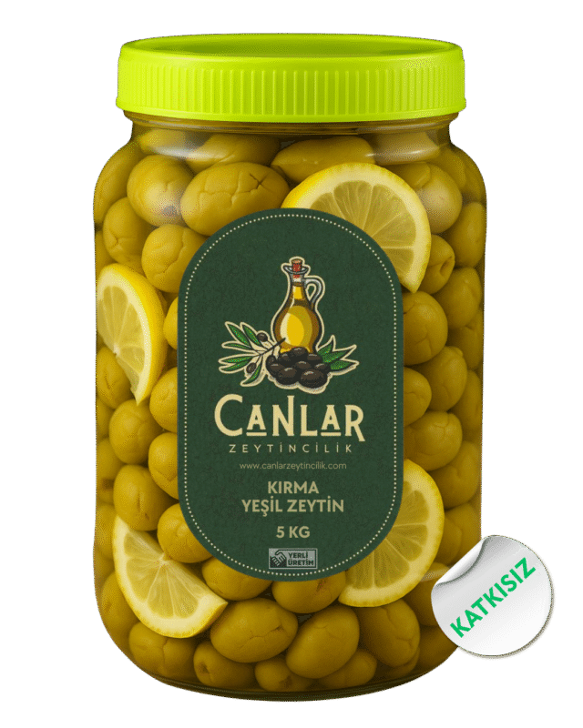 5 Kg Yeşil Kırma Zeytin
