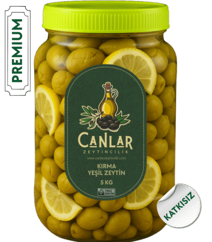 5 Kg Yeşil Kırma Zeytin (Preimum)