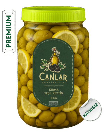 5 Kg Yeşil Kırma Zeytin (Preimum)