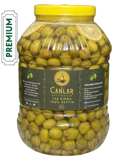 5 Kg Yeşil Kırma Zeytin (180 - 220 Dane)